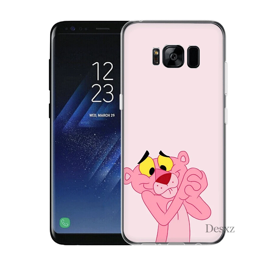 Чехол для телефона Samsung S3 S4 S5 S6 S7 S8 S9 S10E S10Plus Note 8 9 M10 M20 M30 M40 розовые обои с