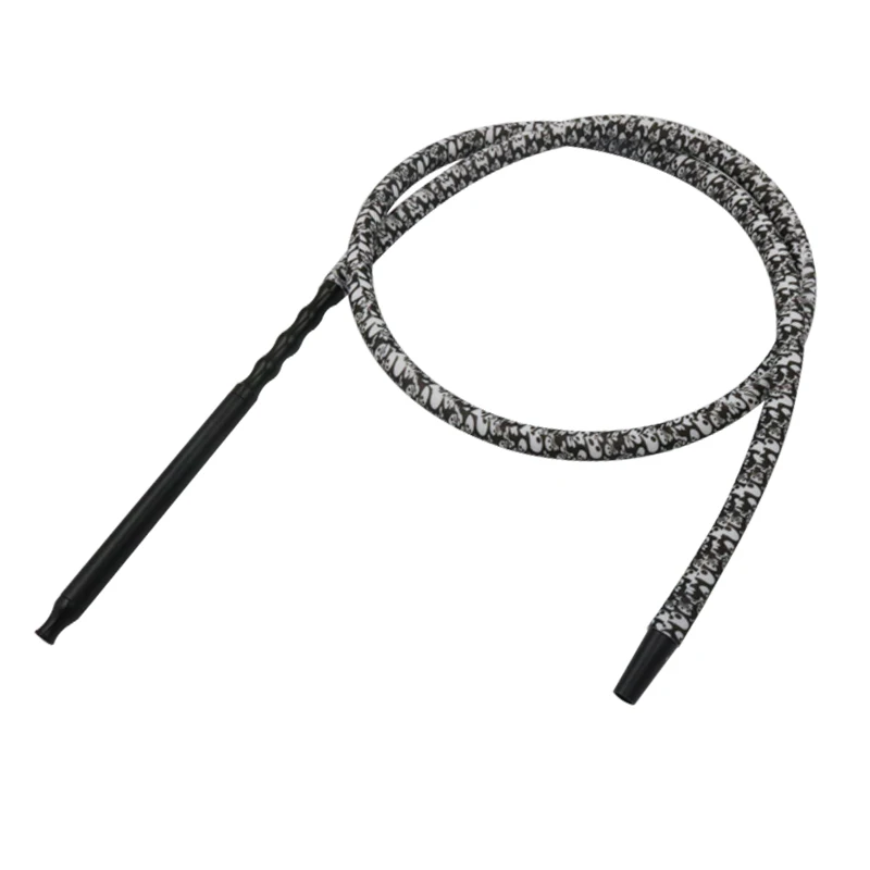 1 5 м грубая матовая отделка кальянный шланг череп Стиль кальян силиконовый Чичи