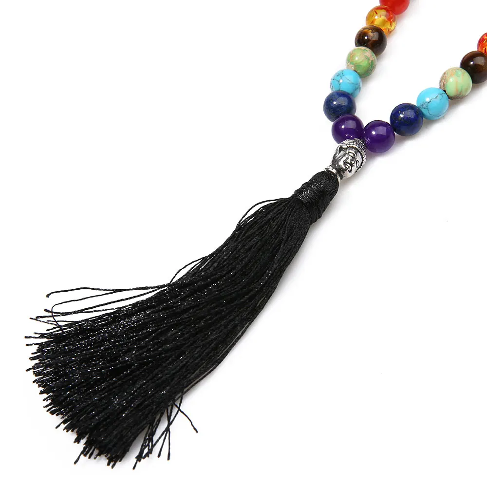 Натуральный вулканический камень 6 мм 8 бусины чакры для сбора юбилея Будда