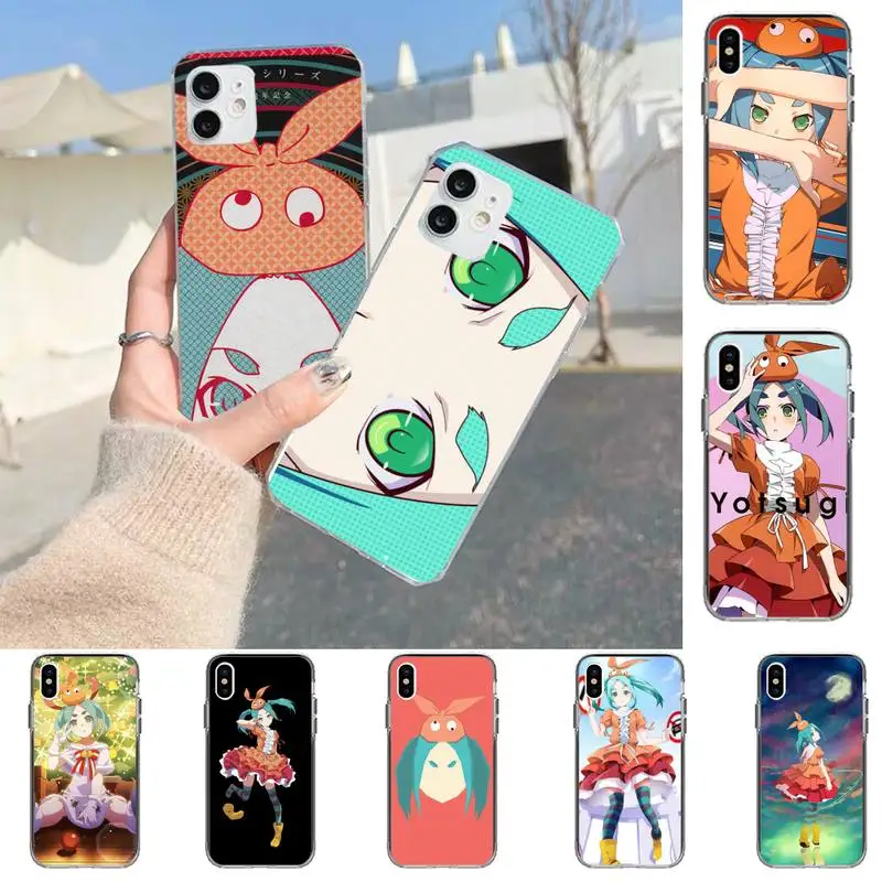 

Monogatari Yotsugi Ononoki cute girl Anime Phone Case for iPhone 11 12 13 mini pro XS MAX 8 7 6 6S Plus X 5S SE 2020 XR