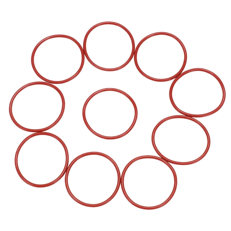HTHL-10 шт Силиконовое уплотнительное кольцо сальник уплотнения шайба красный 45x2 5x40