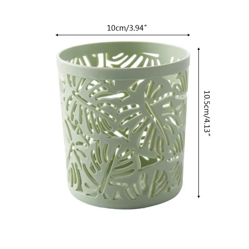 

Nordic Hollow Makeup Brush Pencil Pen Holder Cylinder Stationery Storage Organizer Container Office School Supplies