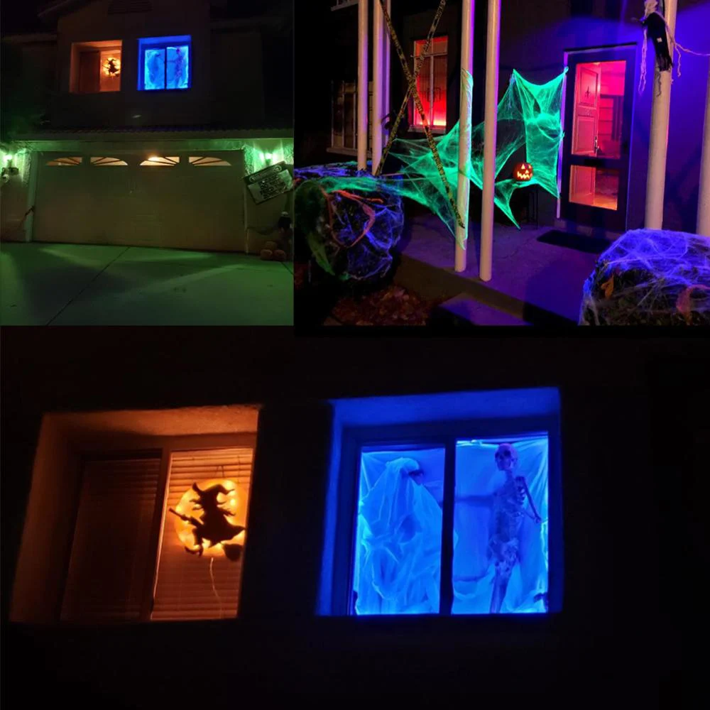 10 м 100LED УФ струнный светильник USB вечерние на Рождество Хэллоуин