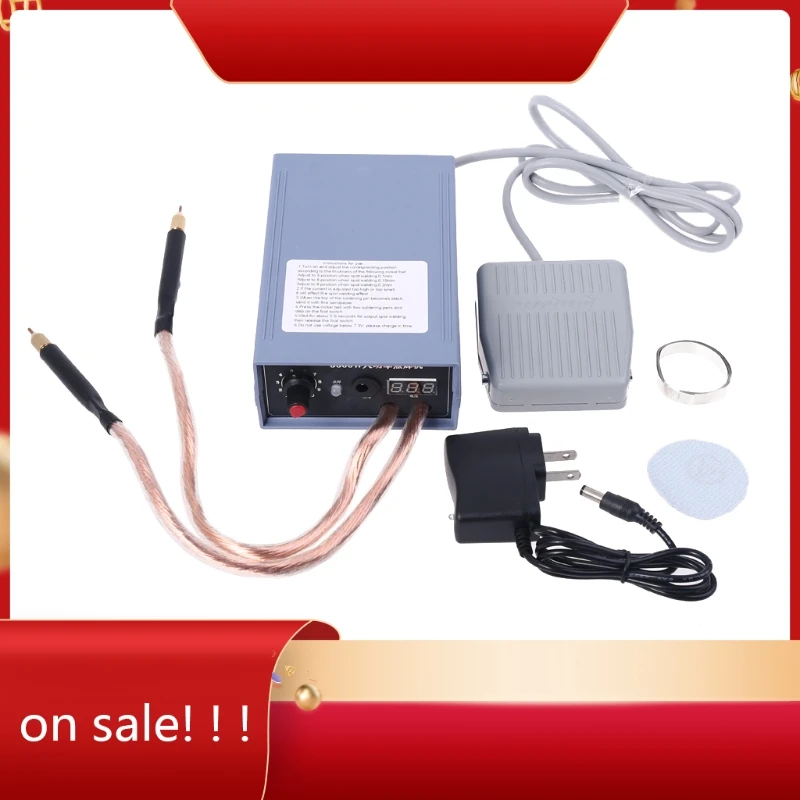 

2021 New 5000W portable rechargeable 18650 Spot welder machine with foot switch