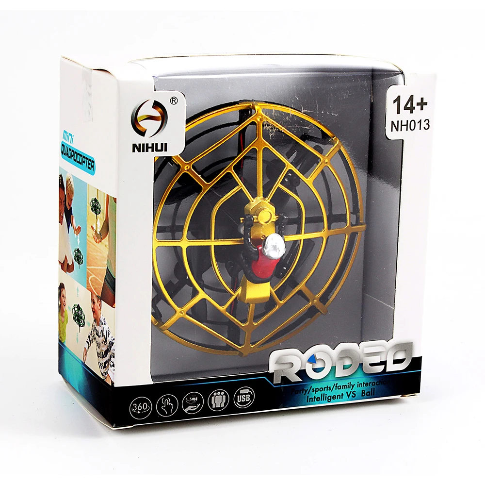 Мини Дрон НЛО Вертолет Летающий планшетом индукционный самолет Квадрокоптер