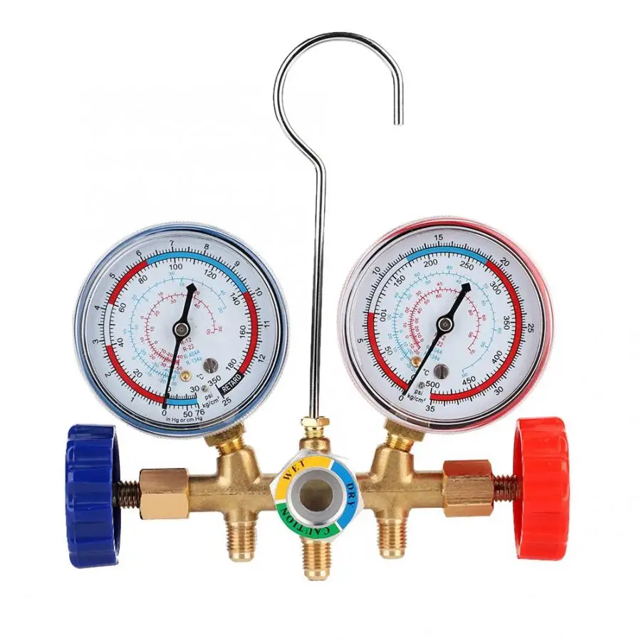 Датчик давления датчик температуры воздуха AC диагностический манометр набор