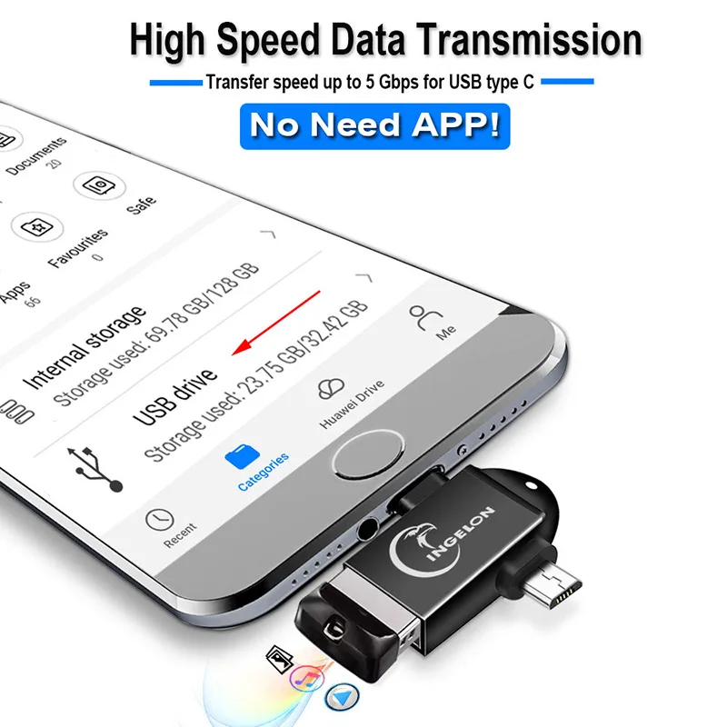 usb c otg адаптер 2 в 1 micro usb type c к usb 30 адаптер type c
