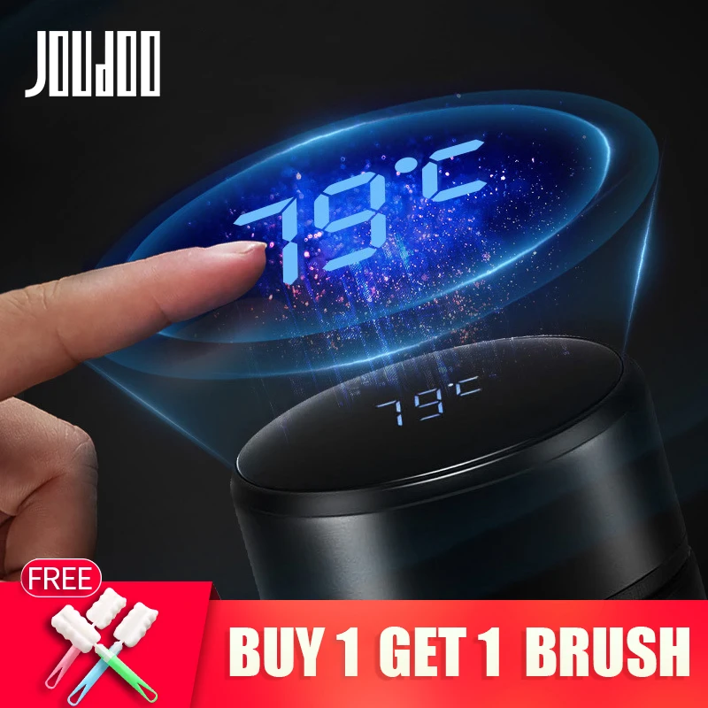 Интеллектуальный термос JOUDOO светодиодный с сенсорным дисплеем чашка