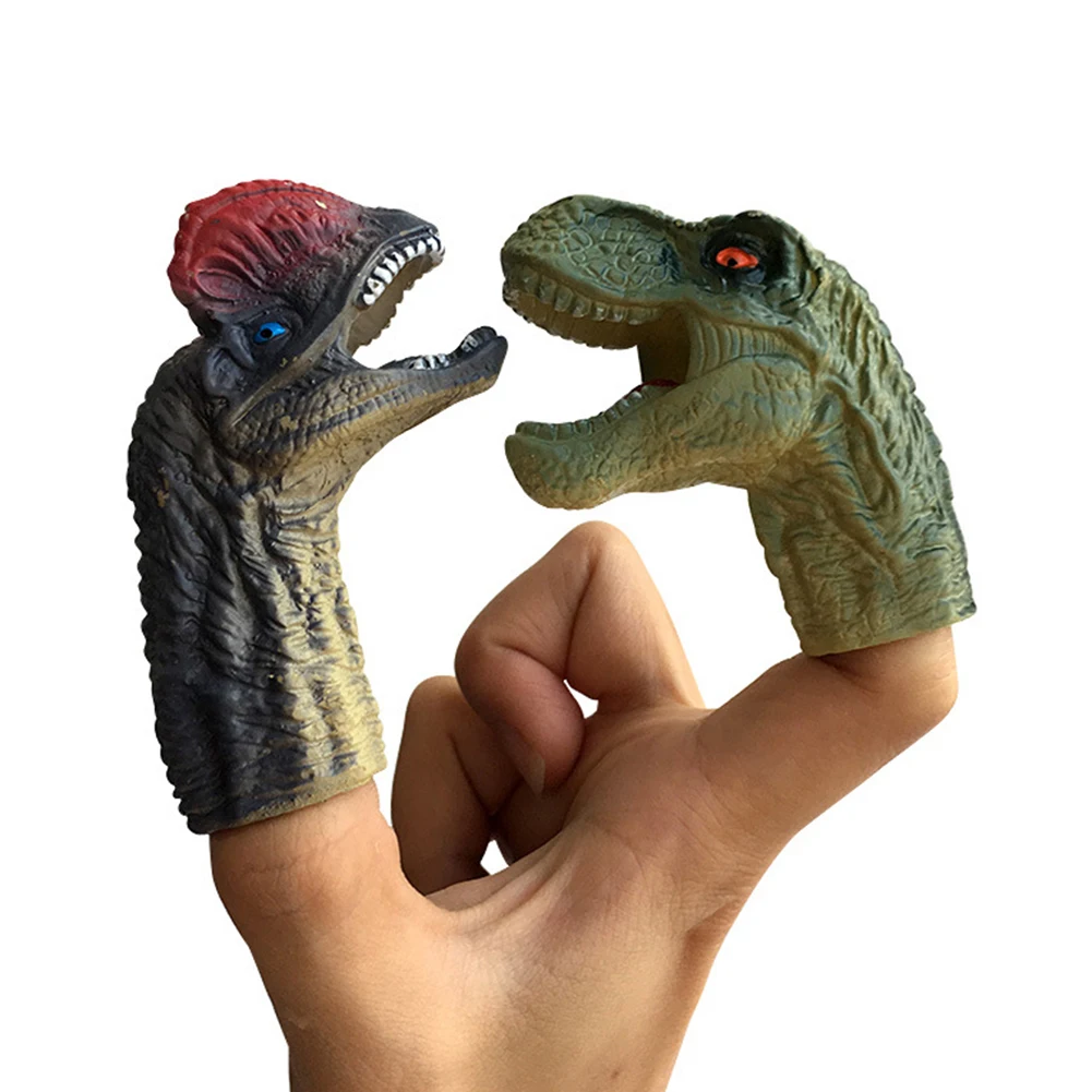 5 шт. Имитация Динозавра мини Пальчиковый рукав Куклы Детские интерактивные