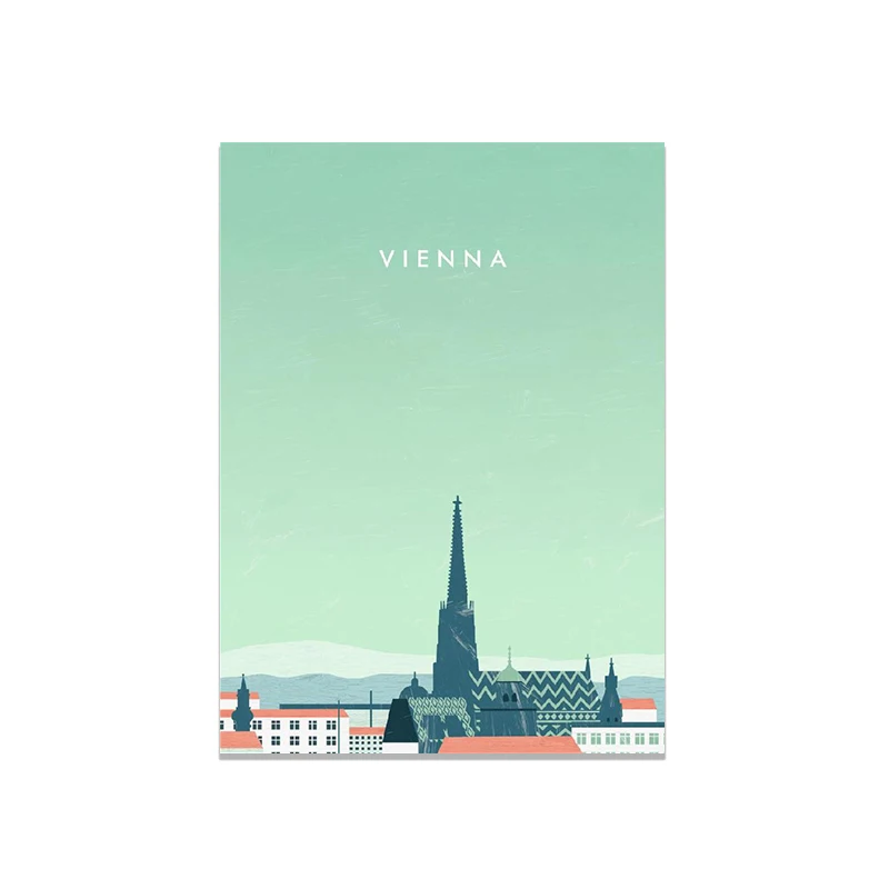 Тканевый постер для путешествий настенные картины гостиной домашний декор