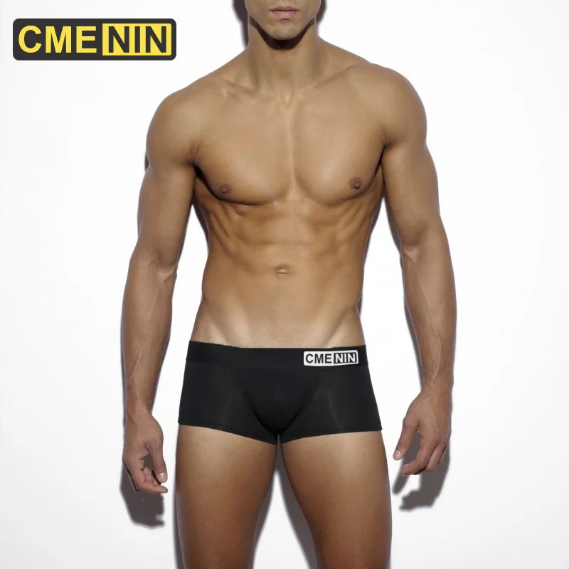 

CMENIN Popular Cotton Sexy Boxer Man's Underwear Men Low Waist Men's Underpants Boxershorts Men Trunks Transparent CM6602