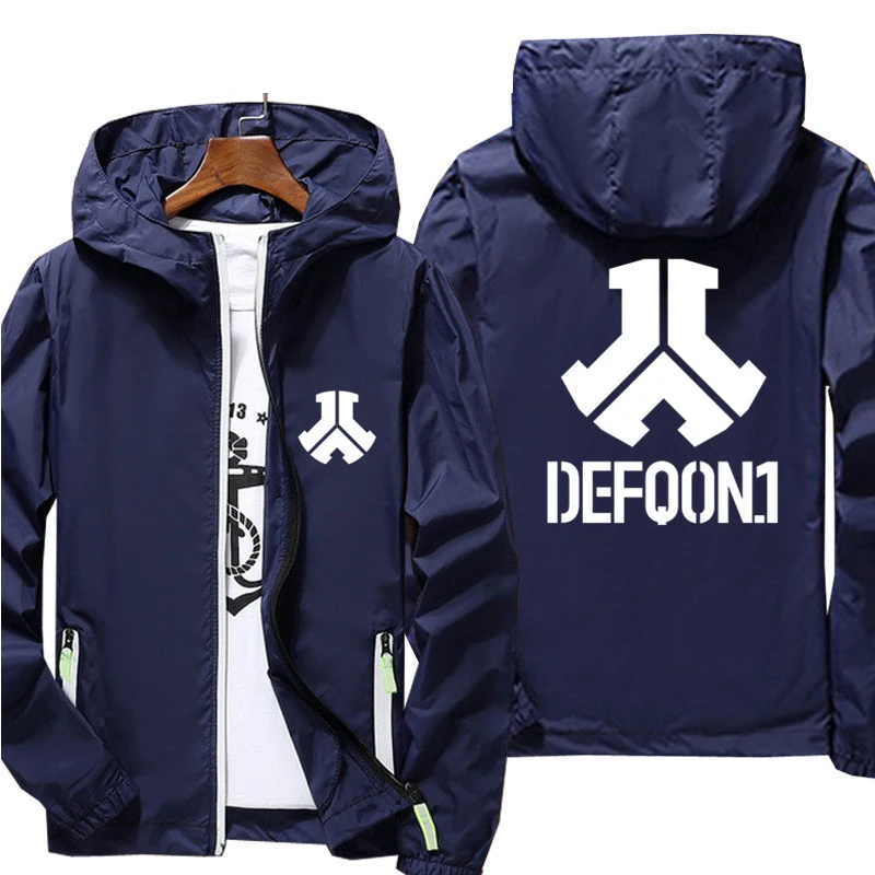 Defqon 1 Ветровка тонкая Светоотражающая Солнцезащитная негабаритная Ультралегкая