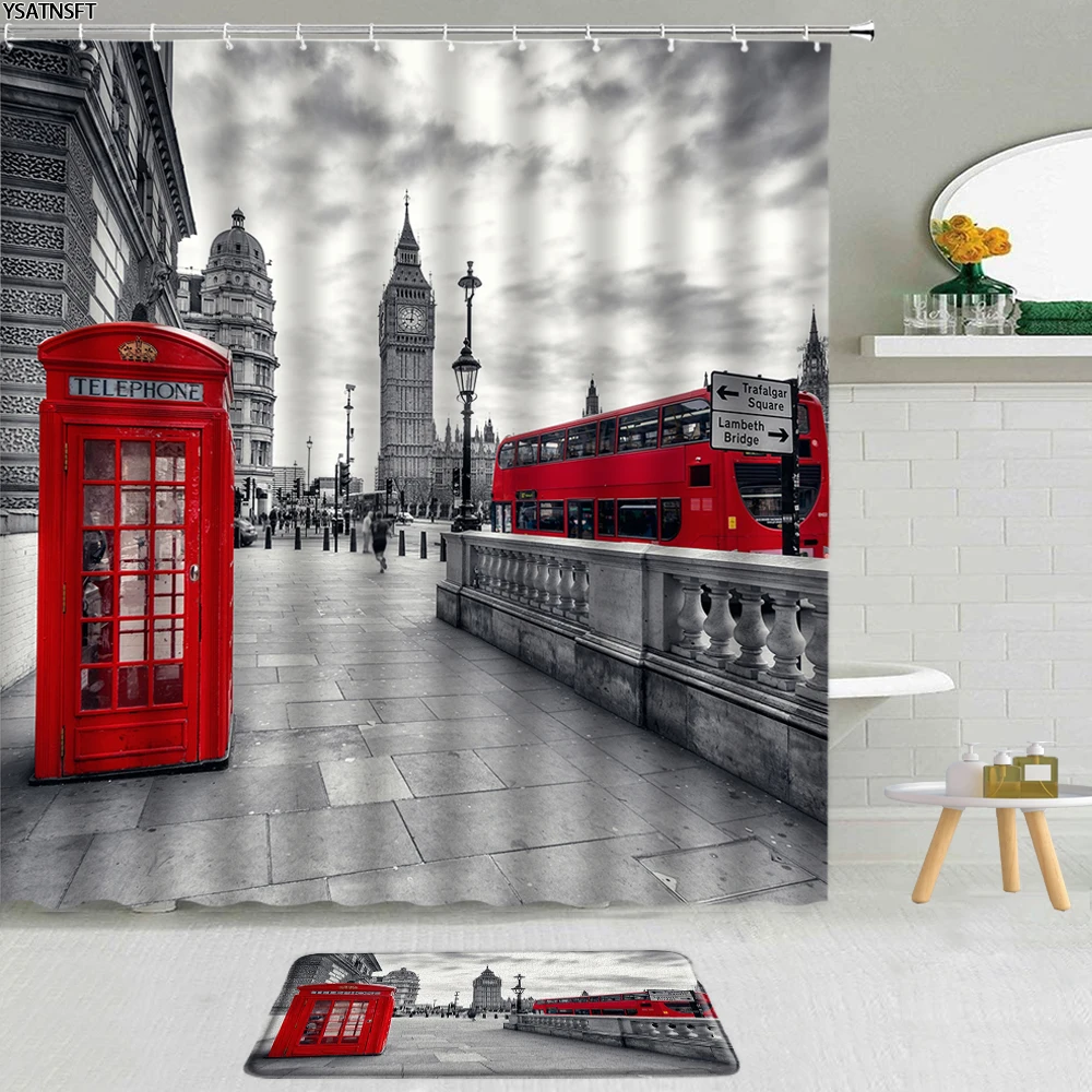 2 шт. противоскользящие занавески для ванной комнаты | Дом и сад