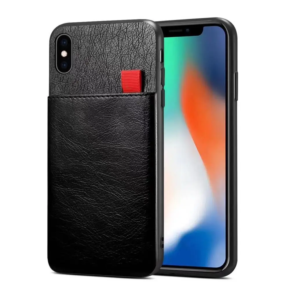 Cover For iPhone 11 Pro Max Case Retro PU Leather Card Slot Wallet Man X Xr Xs 6S 7 8 Plus Cases |