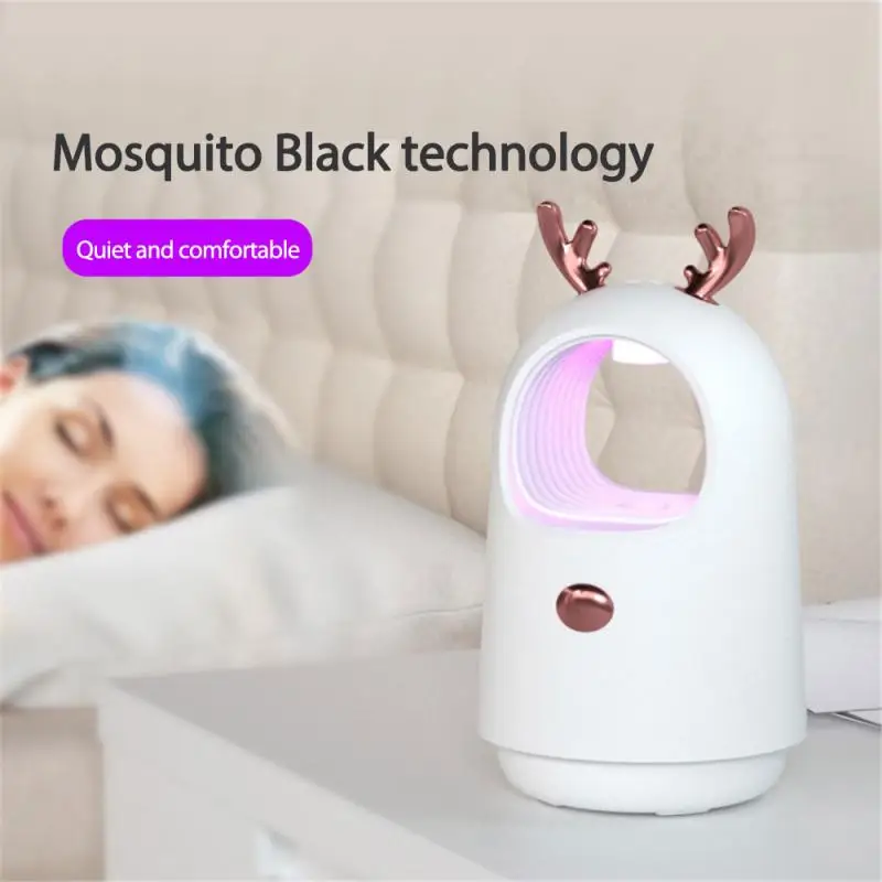 

Antler Mosquito Killer Small Mosquito Repellent Bedroom Office Inhalation Type Photocatalyst UVA Mosquito Killer Lamp USB Charge