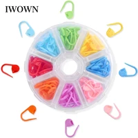 104pc knitting stitch markers plastic locking counter needle clips set safety split crochet pins for diy weaving and sewing tool