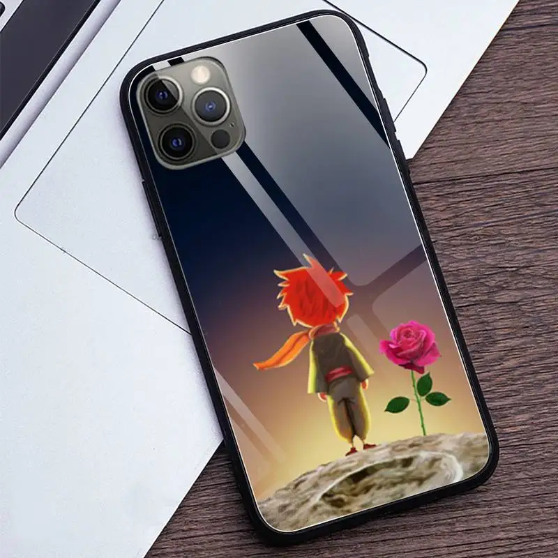 

Anime Little Prince Phone Case Tempered Glass For iPhone 12 Pro Max Mini 11 Pro XR XS MAX 8 X 7 6S 6 Plus SE 2020 case