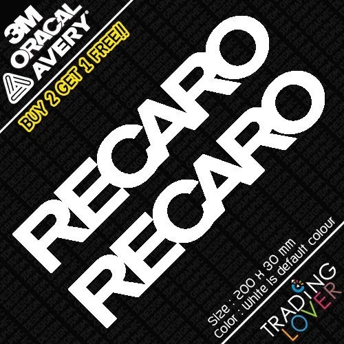 Для 2 x наклеек Recaro виниловый сиденье Slivia Civic Accord EP3 s2000 Забавный дрейф JDM |