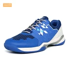 Мужская обувь для бадминтона, Высококачественные мягкие противоскользящие тренировочные профессиональные кроссовки для женщин, спортивная обувь для бадминтона, тренажерного зала