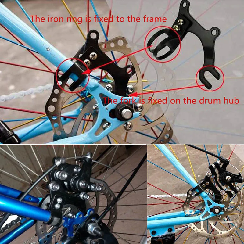 

Adjustable Bicycle Bike Disc Brake Bracket Frame Adaptor Cycling Mounting Holder CMG786