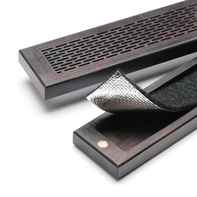 1 шт в черном деревянном корпусе Ладан держатель гроб горелки дерево благовония