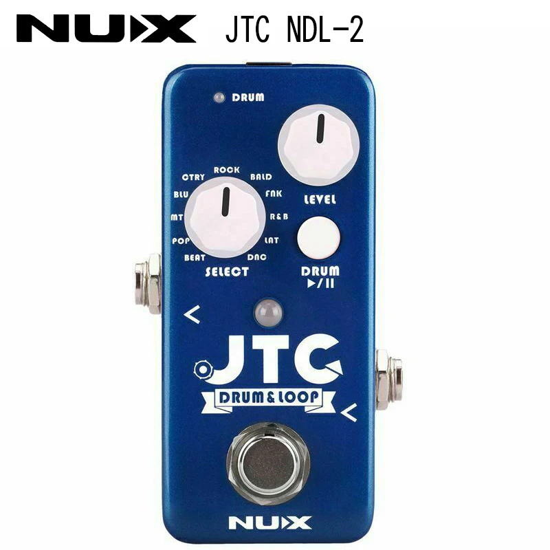 

NUX Mini Core NDL-2 JTC, барабан и петля Jam Track Creator, педаль для создания гитарных эффектов