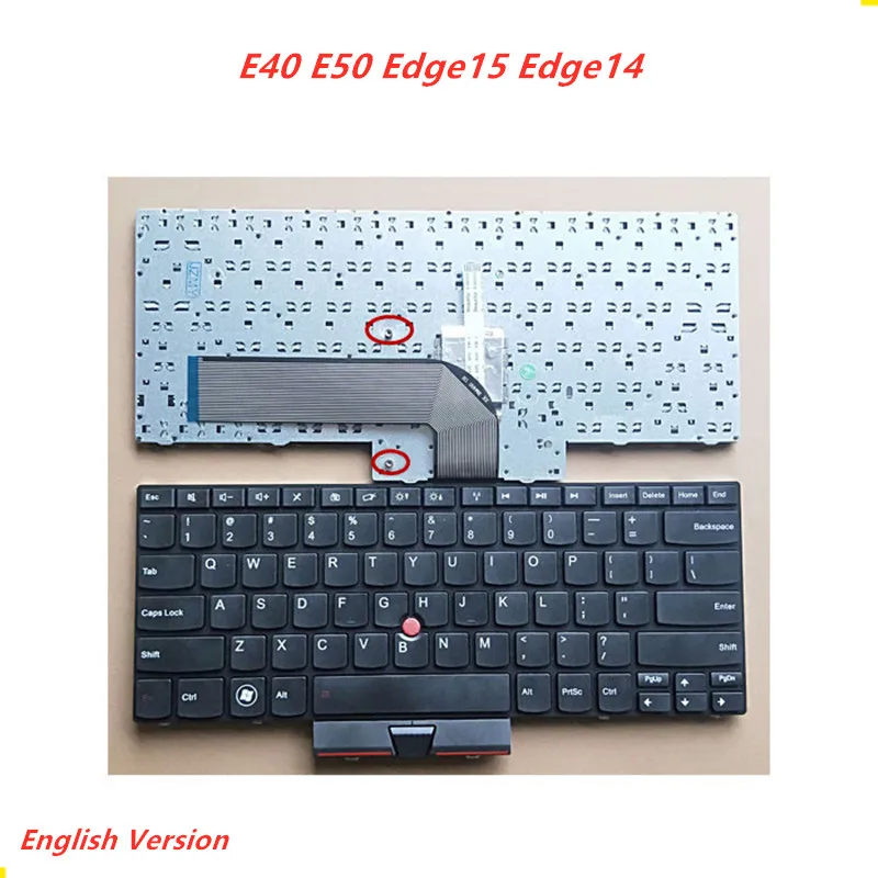 Клавиатура для ноутбука Lenovo E40 E50 Edge15 Edge14 сменная ноутбука|Клавиатуры замены| |