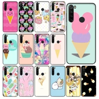 yndfcnb candy colors ice cream phone case for xiaomi redmi 5 5plus 6 6a 4x 7 8 note 5 5a 7 8 8pro