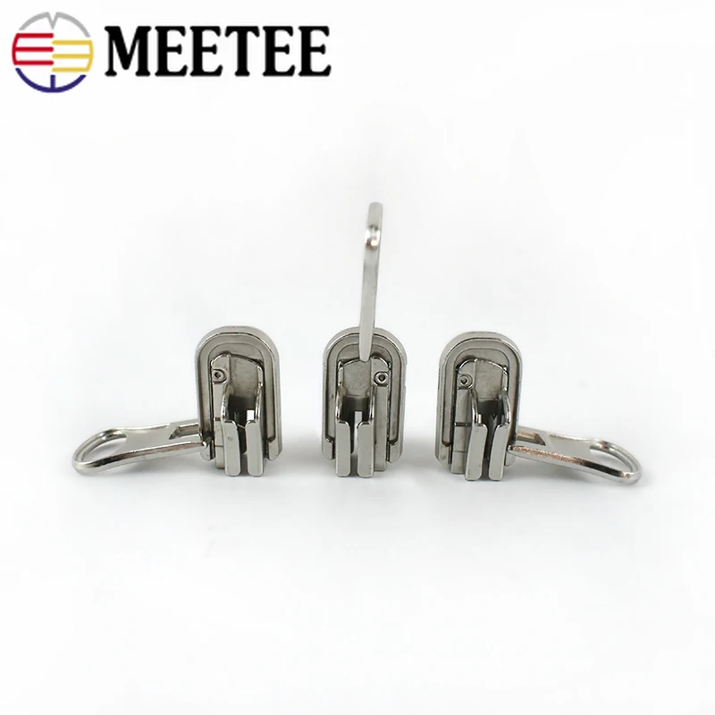 5 шт. двойной бегунки для молний 3 #5 #8 # металлические застежки молнии куртки на