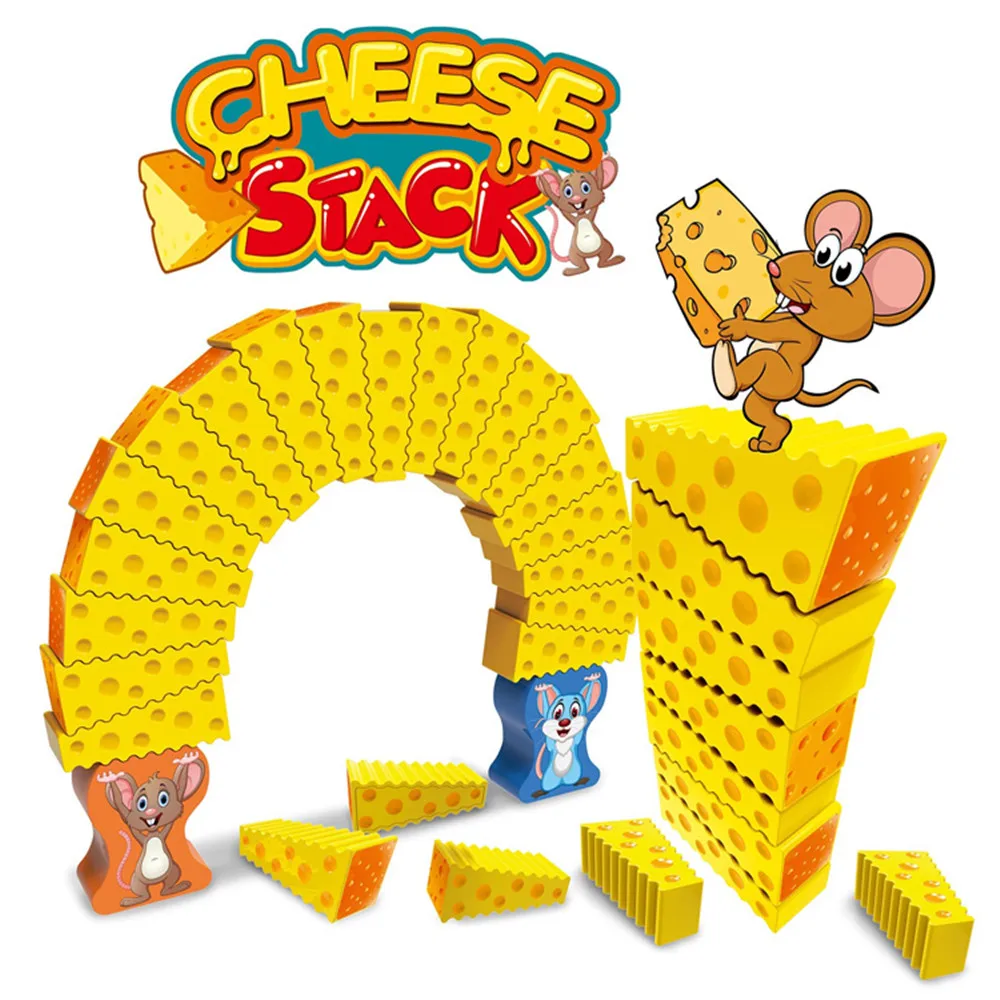 

16P Plastic Stacking Toys Board Games Acrobatic Balance Building Blocks DIY Stack Educational Toy for Children Gift Animal Jenga
