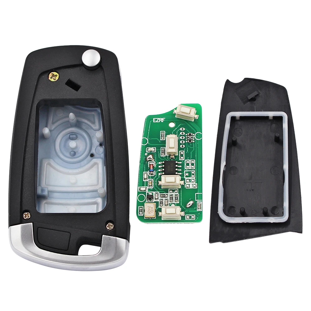 3 Button Flip Remote Smart Car Key 315Mhz / 433Mhz HU92 Uncut Blade ID44/PCF7935AA Chip for BMW EWS 5 7 X5 Series M5 X3 E65 | Автомобили и