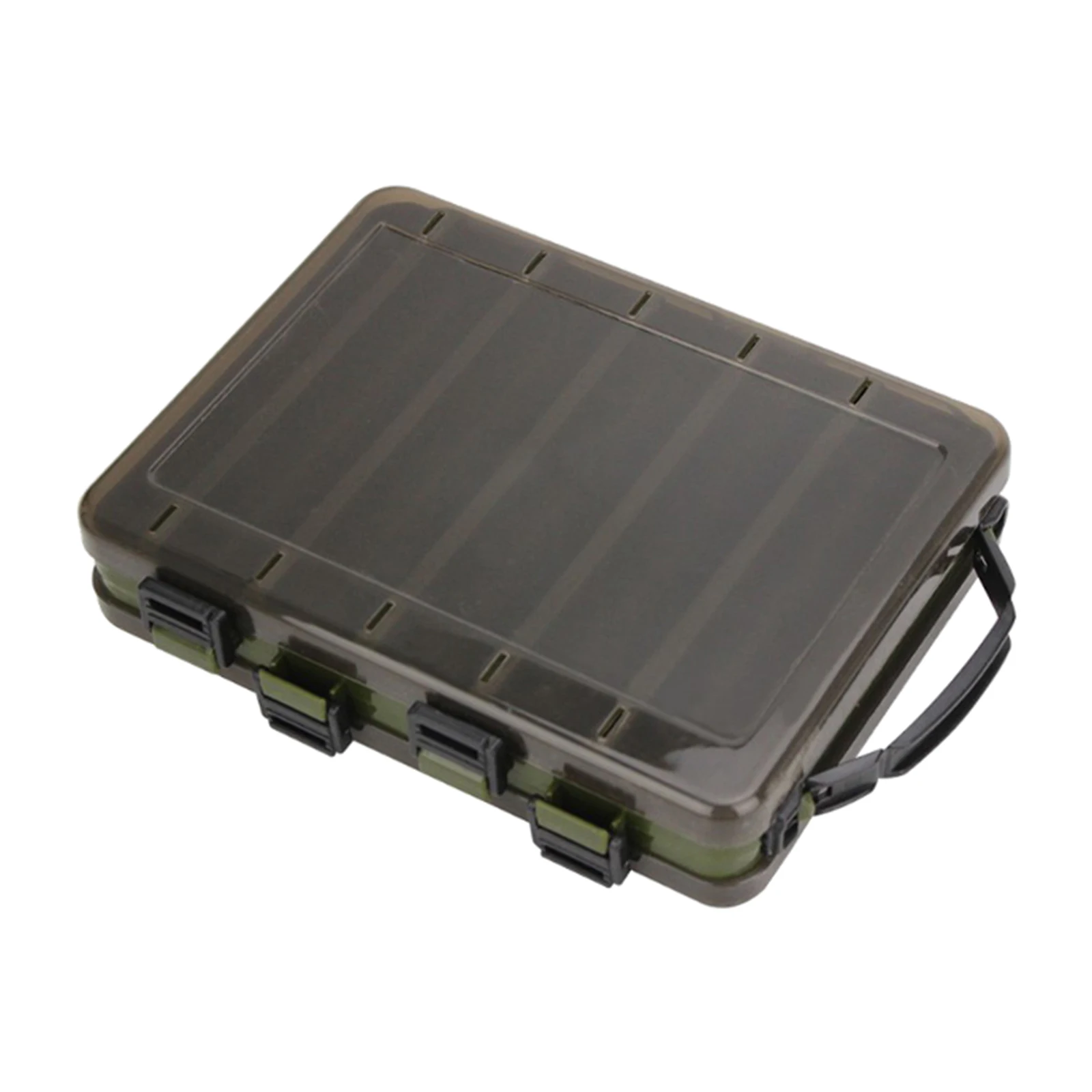 

Plastic Fishing Bait Storage Case Double Sided Lure Box Fishing Tackle Case Box