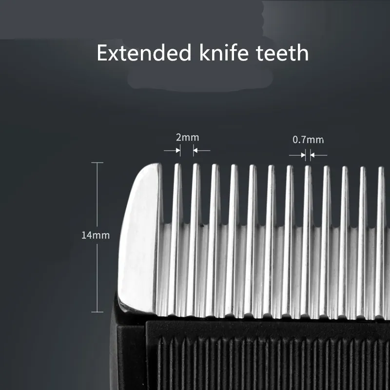 Professional Rchargeable LCD Digital Hair Trimmer Shaver Barber Cutting Mustache Clipper Cordless Men Cutter Power Motor | Бытовая