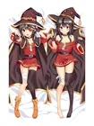 Подушка Megumin для косплея дакимакура, японская аниме наволочка для тела, обнимающая подушка для тела Otaku Pilow Waifu, наволочка для спины и кровати