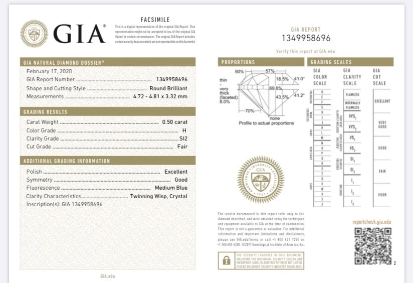 LUOWEND 100% 18K кольцо из белого золота роскошное с натуральным бриллиантом в форме