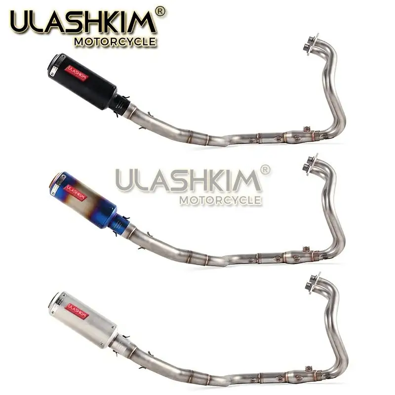 Мотоцикл Полная выхлопная система без шнуровки для kawasaki Ninja 250 250R 300 Ninja250 ninja300