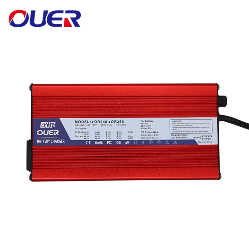 

79.8V 3A Li-ion Charger For 19S 70.3V Lipo/LiMn2O4/LiCoO2 battery pack Smart Charge Quick Charge