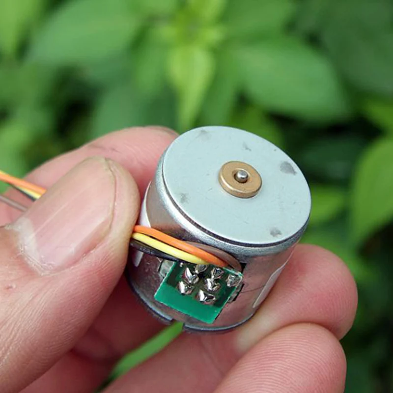 20BY45 микро 20 мм шаговый двигатель DC12V 2 фазный 4 проводной точность Шаговый 18