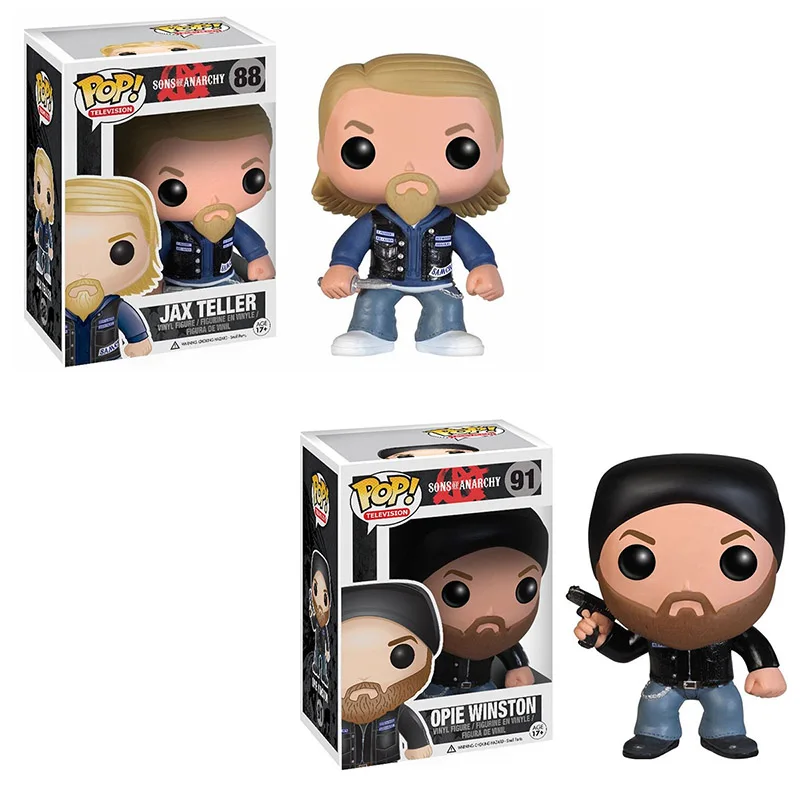 Новинка фигурка Funko Pop Sons of анархий Виниловая #88 Jax Teller #91 Opie Winston коллекционная