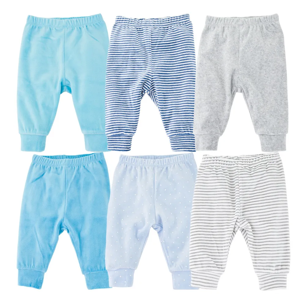 

Velvet Toddler Baby Girl Clothes Pants 6pcs Winter Flannel Newborn Leggings Infant Baby Boys Pants Cute Warm PP Pants Trousers