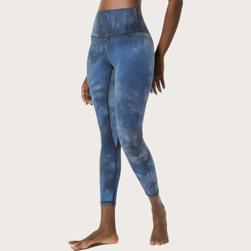 

Женские спортивные Леггинсы до щиколотки для тренировок, тренажерного зала, штаны для йоги с обнаженным рисунком, штаны с высокой талией дл...