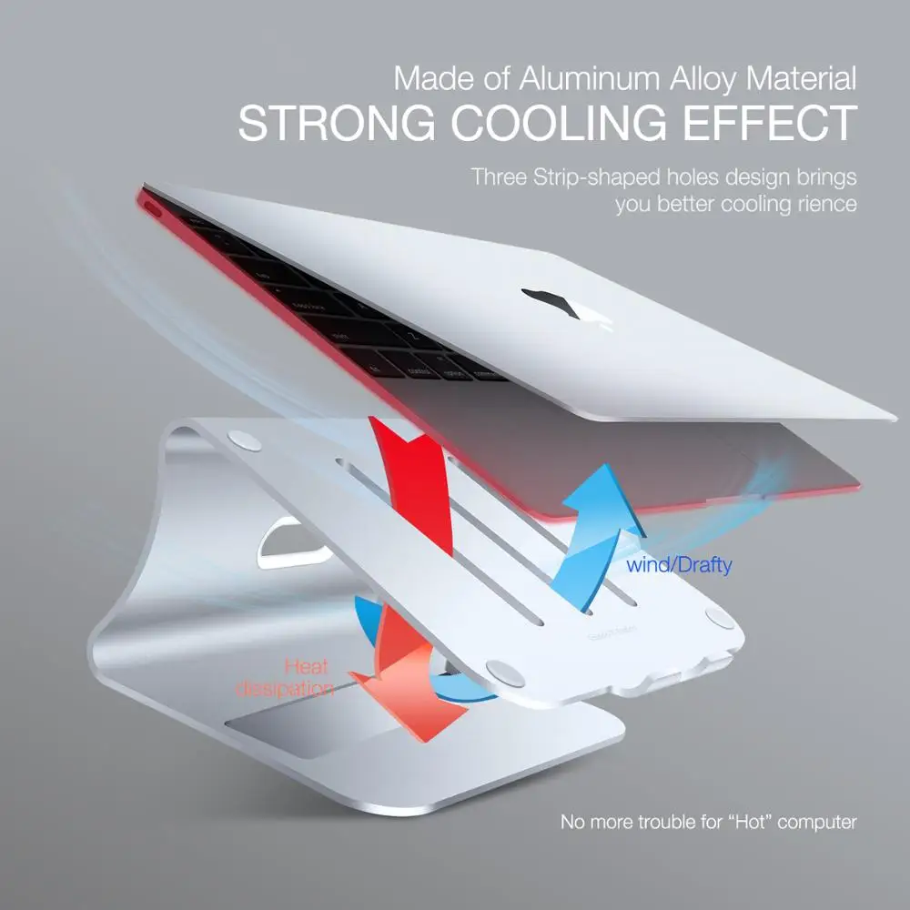 2 в 1 алюминиевая подставка для ноутбука и телефона | Автомобили мотоциклы