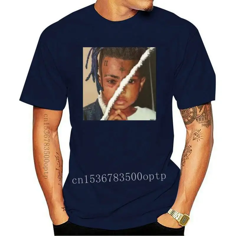

Новая футболка для мужчин топы с круглым вырезом мужские XXXTentacion рэп хип-хоп футболка