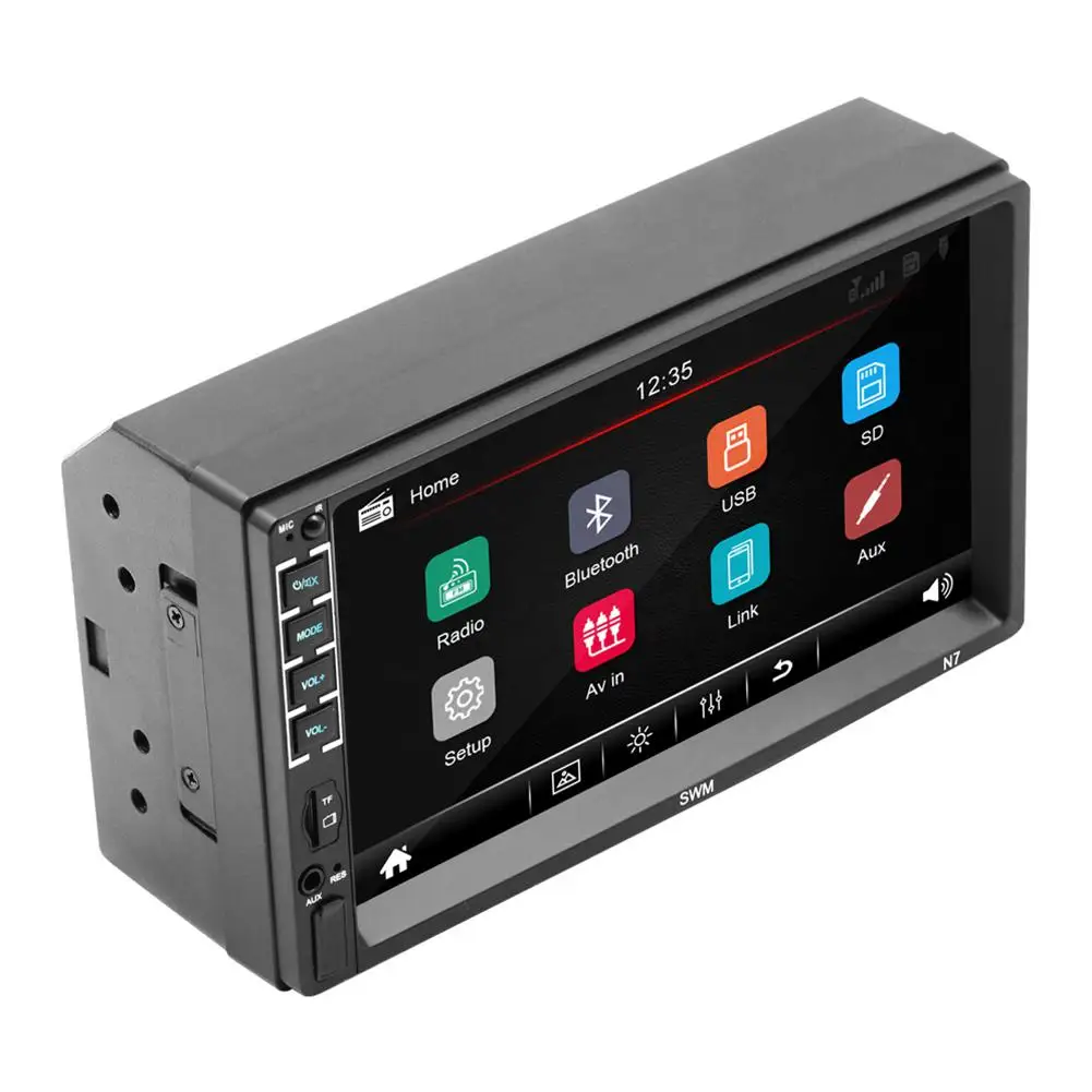 7-дюймовый N7 2DIN HD Автомобильный Bluetooth MP5 плеер USB флэш-диск радио видео дисплей