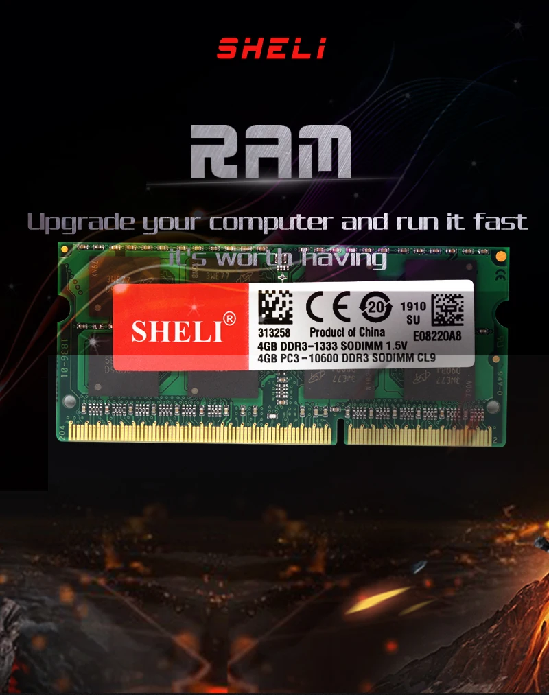 Шели 4 Гб 2RX8 PC3-10600S/PC3-12800S/PC3-8500S DDR3/DDR3L SDRAM(синхронное динамическое ОЗУ) 1066/1333/1600 МГц памяти ноутбука