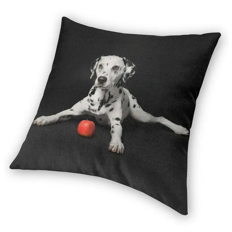 Чехол-Подушка с изображением далматинской собаки домашние декоративные подушки