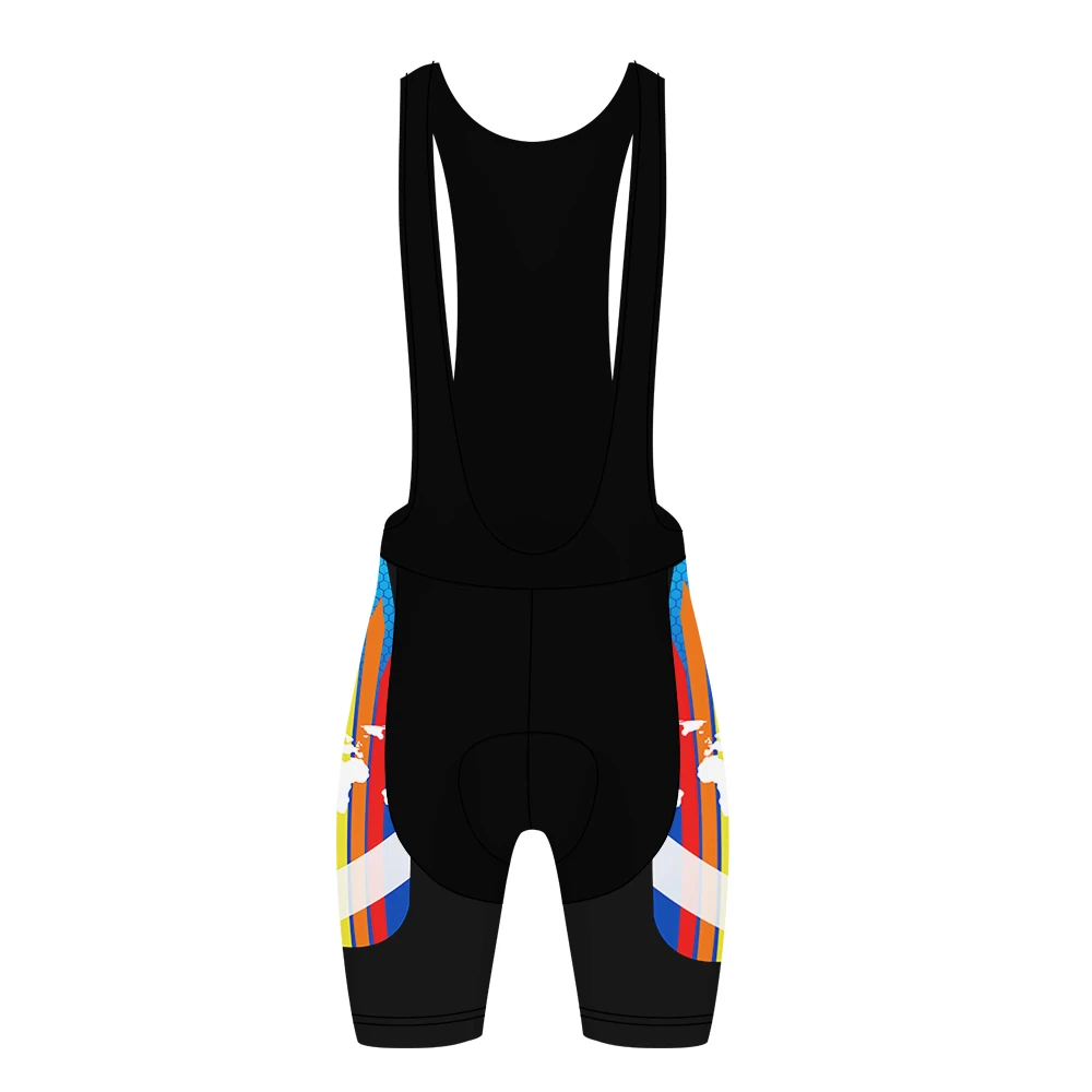 Велосипедные шорты с нагрудником для велоспорта Джерси рисунком велосипедной