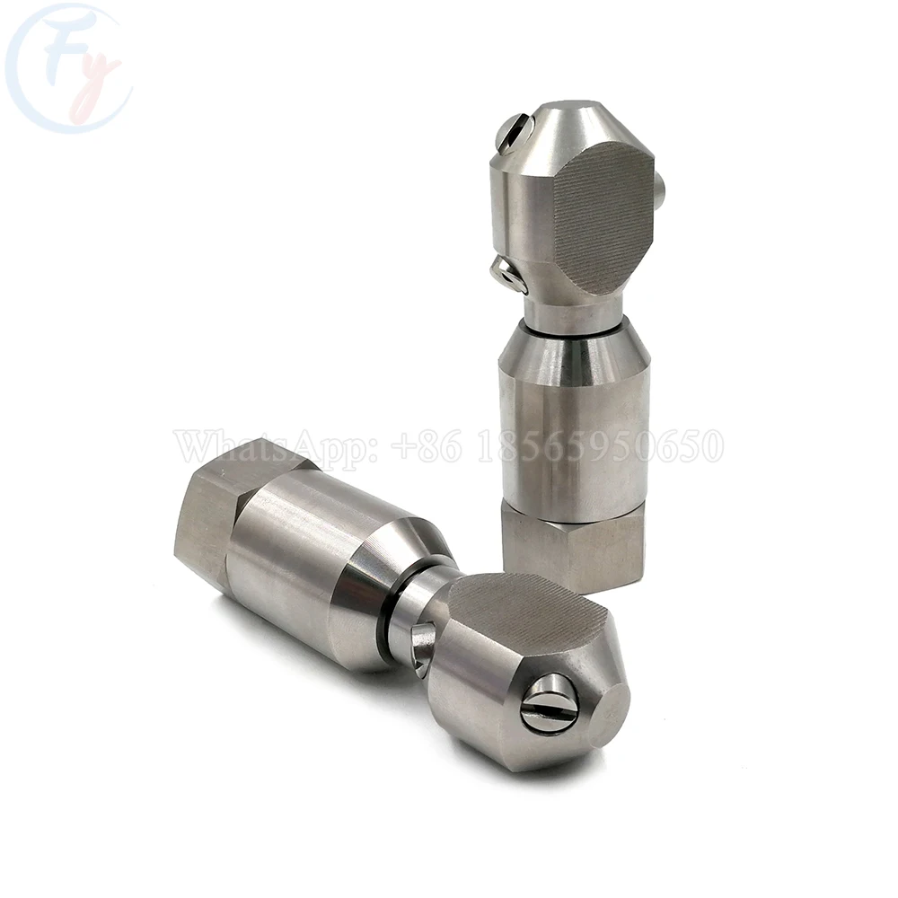 Закаленная СС роторная Форсунка для промывки SS316 насадка очистки шарового бака