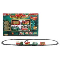 electric model train track toy santa delivery train set for babies kid toddlers christmas gift children party favor set train