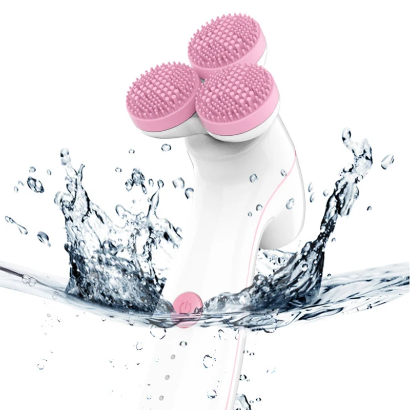 Силиконовая Очищающая щетка для лица средство удаления угрей прыщей